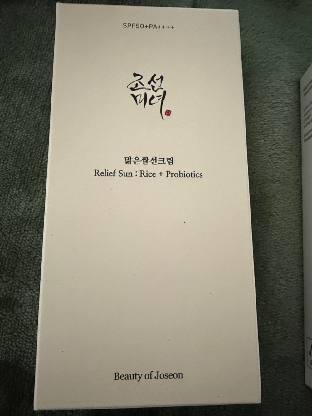 Beauty of Joseon Relief Sun Rice + Probiotics SPF50+ PA++++ (White)